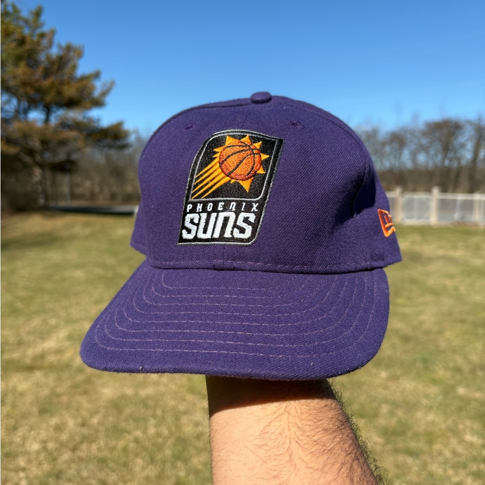 Phoenix Suns NBA New Era 59Fifty Purple Fitted Hat Cap Embroidered Logo Size 7